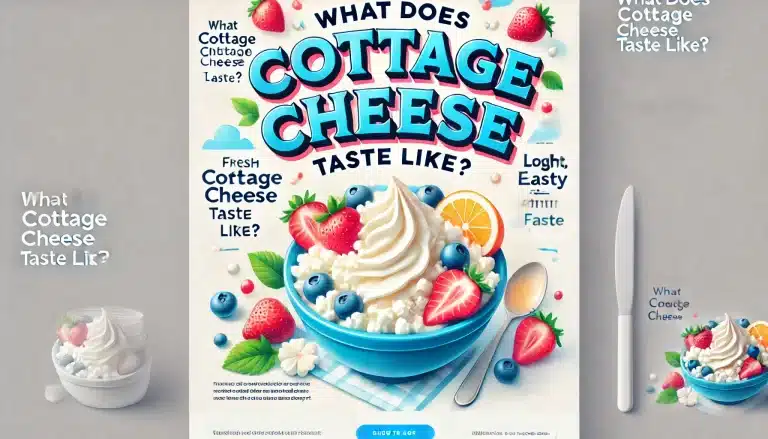 What Does Cottage Cheese Taste Like