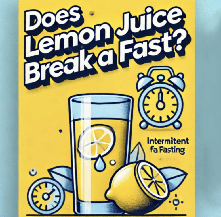 Does Lemon Juice Break A Fast