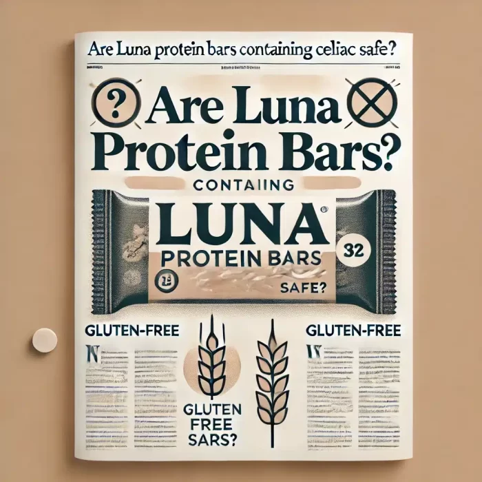 Are Luna Protein Bars Containing Celiac Safe?