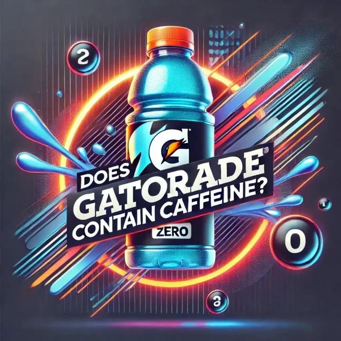 does gatorade zero have caffeine