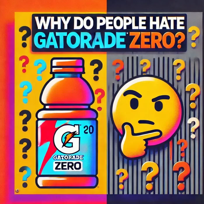 why do people hate gatorade zero