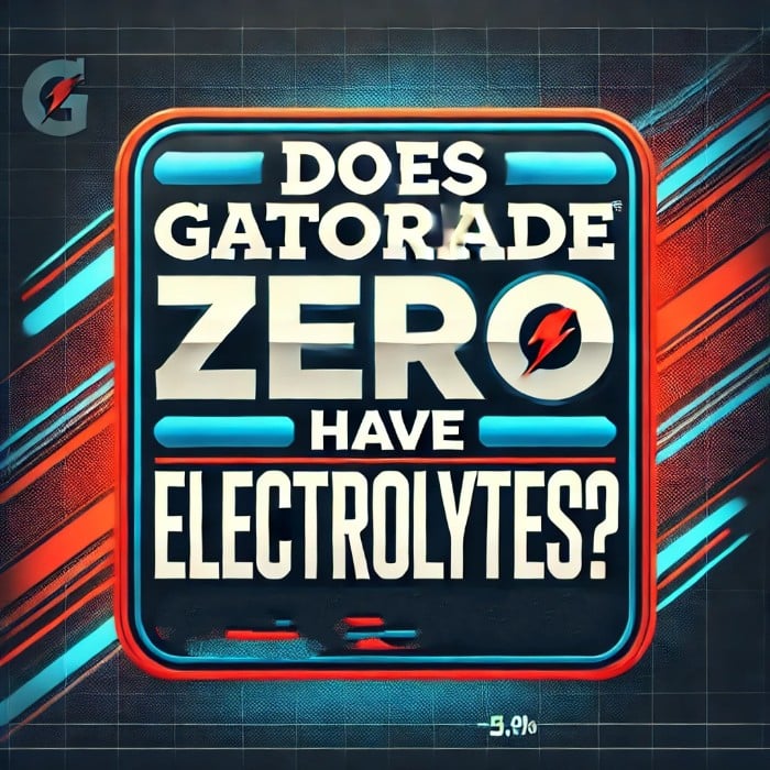 Does Gatorade Zero Have Electrolytes?