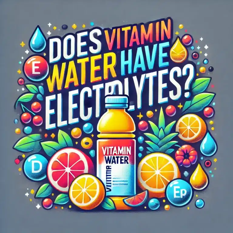 does vitamin water have electrolytes